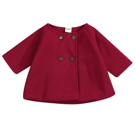 Younger Tree Toddler Baby Girl Fall Winter Solid Long Sleeve Button Jacket Coats Outwear for 2-3T
Younger Tree Toddler Baby Girl Fall Winter Solid Long Sleeve Button Jacket Coats Outwear for 2-3T