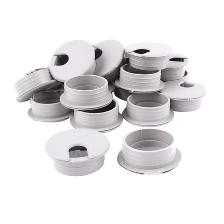 35mm Dia PC Computer Desk Table Plastic Grommet Wire Cable Hole Cover Gray 24pcs
35mm Dia PC Computer Desk Table Plastic Grommet Wire Cable Hole Cover Gray 24pcs