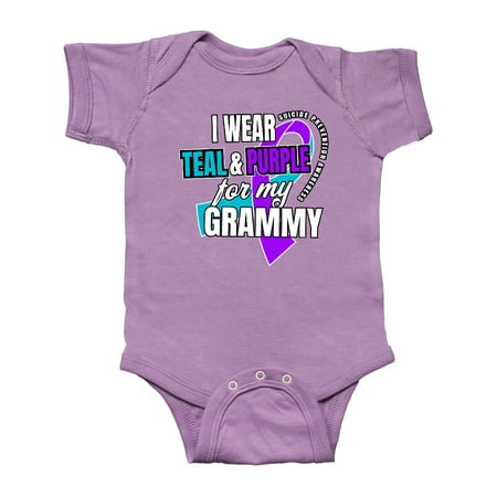 Inktastic Suicide Prevention I Wear Teal and Purple for My Grammy Gift Baby Boy or Baby Girl Bodysuit
Inktastic Suicide Prevention I Wear Teal and Purple for My Grammy Gift Baby Boy or Baby Girl Bodysuit