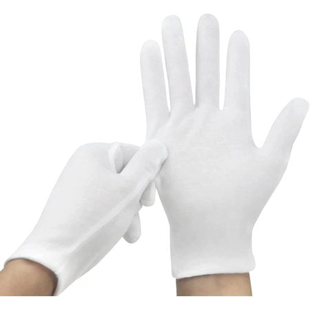 Large Size White Cotton Gloves Thickened Stretchable Glove for Coin Jewelry Silver Inspection
Large Size White Cotton Gloves Thickened Stretchable Glove for Coin Jewelry Silver Inspection
