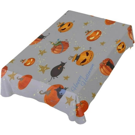 Hyjoy Cool Halloween Pattern Rectangle Tablecloth 54x72In Dinner Table Cover for Outdoor & Indoor Patio Picnic BBQ Holiday Party Halloween Decoration
Hyjoy Cool Halloween Pattern Rectangle Tablecloth 54x72In Dinner Table Cover for Outdoor & Indoor Patio Picnic BBQ Holiday Party Halloween Decoration
