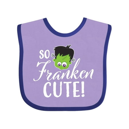 Inktastic Halloween So Franken Cute Gift Baby Boy or Baby Girl Bib