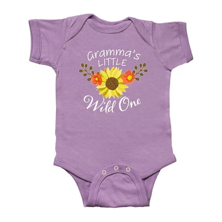 Inktastic Gramma s Little Wild 1 with Beautiful Sunflower Gift Baby Boy or Baby Girl Bodysuit
Inktastic Gramma s Little Wild 1 with Beautiful Sunflower Gift Baby Boy or Baby Girl Bodysuit