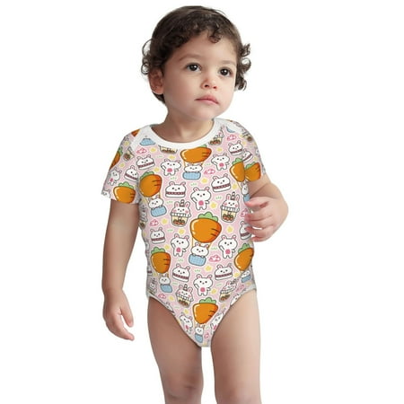 Haiem Cartoon Cute Rabbit Printed Unisex-Baby Short Sleeve Onesies Bodysuits Unisex Babies Snap-Up Rompers-2 Years
Haiem Cartoon Cute Rabbit Printed Unisex-Baby Short Sleeve Onesies Bodysuits Unisex Babies Snap-Up Rompers-2 Years