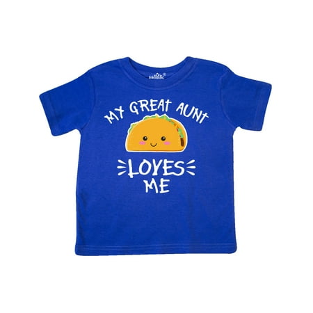 Inktastic My Great Aunt Loves Me with Taco Illustration Gift Toddler Boy or Toddler Girl T-Shirt
Inktastic My Great Aunt Loves Me with Taco Illustration Gift Toddler Boy or Toddler Girl T-Shirt