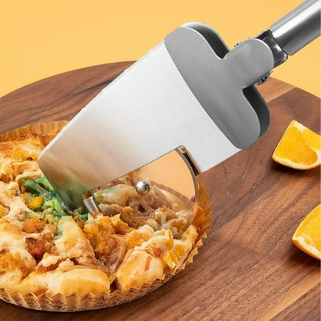 Hwuxmo Pizza Cutter Stainless Steel 3-in-1 Pizza Cutter Multi-function Cutter Sandwich Skiving Machine Clearance Silver
Hwuxmo Pizza Cutter Stainless Steel 3-in-1 Pizza Cutter Multi-function Cutter Sandwich Skiving Machine Clearance Silver
