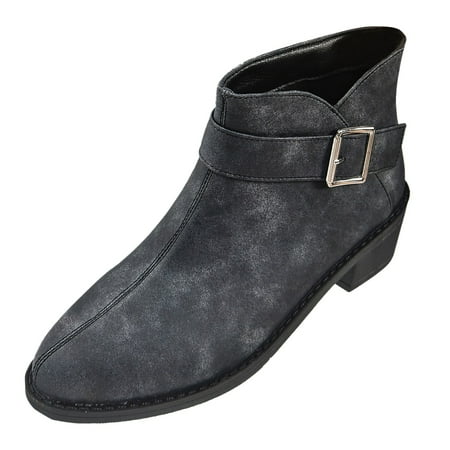 EHQJNJ Winter Snow Boots Ankle Boots for Women Wide Width Winter New Belt Buckle Large Leather Boots with Round Toe Square Heel and Back Zipper Ankle Boots with Low Heel Short Boots for Women
EHQJNJ Winter Snow Boots Ankle Boots for Women Wide Width Winter New Belt Buckle Large Leather Boots with Round Toe Square Heel and Back Zipper Ankle Boots with Low Heel Short Boots for Women