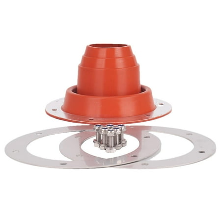 Silicone Metal Roof Pipe Flashing|Stove Jack Kit for Tent|Heat Resistant and Round Base Flexible Roof Jack Pipe Boot Compatible Triple Wall Pipe Sections
Silicone Metal Roof Pipe Flashing|Stove Jack Kit for Tent|Heat Resistant and Round Base Flexible Roof Jack Pipe Boot Compatible Triple Wall Pipe Sections