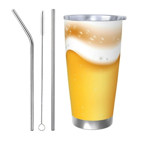 Goofa Golden Beer for 20 oz Skinny Tumbler Stainless Steel Coffee Mug Slim Vacuum Insulated Travel Cup Car Cup-Straw Three-piece Set
Goofa Golden Beer for 20 oz Skinny Tumbler Stainless Steel Coffee Mug Slim Vacuum Insulated Travel Cup Car Cup-Straw Three-piece Set