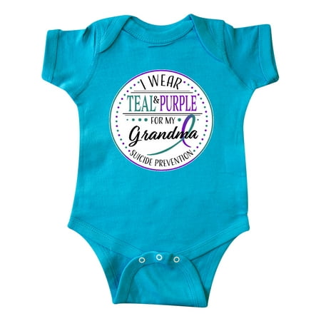 Inktastic Suicide Prevention- I Wear Teal and Purple for My Grandma Gift Baby Boy or Baby Girl Bodysuit
Inktastic Suicide Prevention- I Wear Teal and Purple for My Grandma Gift Baby Boy or Baby Girl Bodysuit