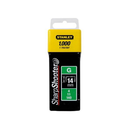 STANLEY - TRA709T Heavy-Duty Staples 14mm (Pack 1000)