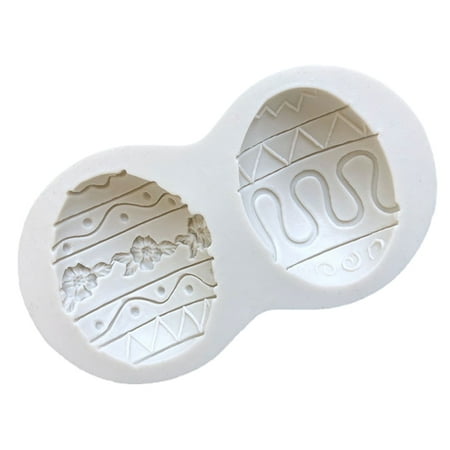 

Papaba Cookie Moulds Heat Resistant Multi-purpose Silicone Unique Easter Egg Shape Biscuit Template Baking Tools