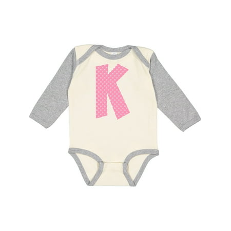 Inktastic Pink and White Polka Dots Letter K Gift Baby Boy or Baby Girl Long Sleeve Bodysuit
Inktastic Pink and White Polka Dots Letter K Gift Baby Boy or Baby Girl Long Sleeve Bodysuit