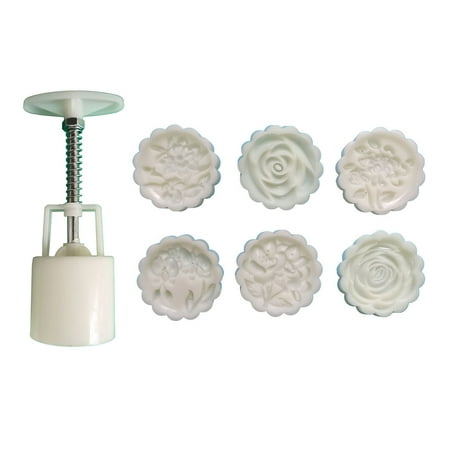 JULYING Plastic Mooncake Stamp Cute Flower Shape Mooncake Mold Festival DIY Hand Press Mooncake Cutters Pastry Decoration Gadget
JULYING Plastic Mooncake Stamp Cute Flower Shape Mooncake Mold Festival DIY Hand Press Mooncake Cutters Pastry Decoration Gadget