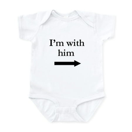 CafePress - I m With Him Reverse Infant Creeper - Baby Light Bodysuit Size Newborn - 24 Months
CafePress - I m With Him Reverse Infant Creeper - Baby Light Bodysuit Size Newborn - 24 Months
