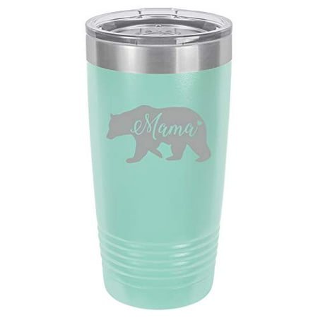 Tumbler Stainless Steel Vacuum Insulated Travel Mug Mama Bear Mom Mother (Teal 20 oz)
Tumbler Stainless Steel Vacuum Insulated Travel Mug Mama Bear Mom Mother (Teal 20 oz)