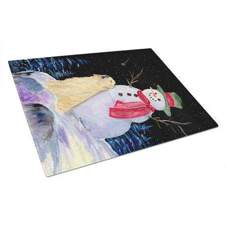 Carolines Treasures SS8951LCB Snowman with Golden Retriever Glass Cutting Board Large 12H x 16W multicolor
Carolines Treasures SS8951LCB Snowman with Golden Retriever Glass Cutting Board Large 12H x 16W multicolor