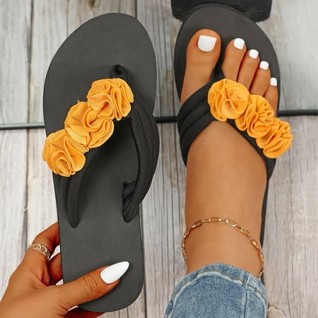 Christmas Slippers For Women Ladies Summer Flip Flops Open Toe Flowers Bohemian Sandals Casual Shoes
Christmas Slippers For Women Ladies Summer Flip Flops Open Toe Flowers Bohemian Sandals Casual Shoes
