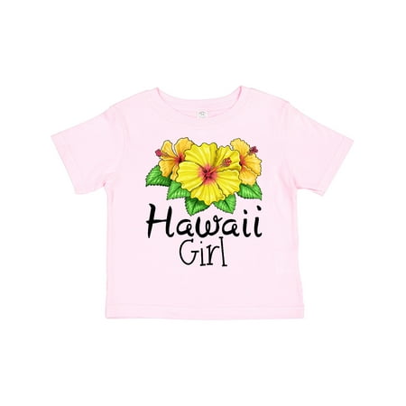 Inktastic Hawaii Girl- Hibiscus Flowers Gift Toddler Toddler Girl T-Shirt