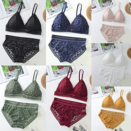 Abcelit Ladies Underwired Bra Cute Lace Beauty Back Suit Underwear Two-piece Set Wireless Thin Cotton Breathable Comfortable
Abcelit Ladies Underwired Bra Cute Lace Beauty Back Suit Underwear Two-piece Set Wireless Thin Cotton Breathable Comfortable