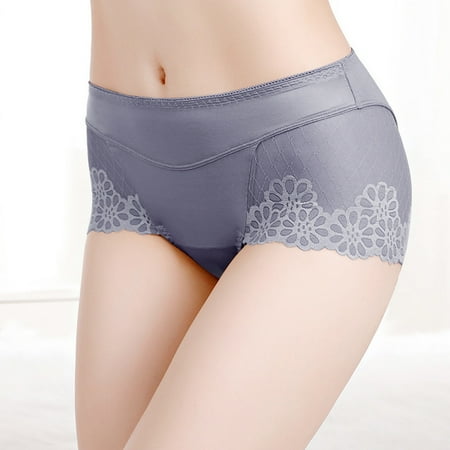 HWRETIE Women Underwear Clearance Sexy Ladies Transparent Lace Panties Big Size Cotton Hollow Breathable Quality Clearance Gray L
HWRETIE Women Underwear Clearance Sexy Ladies Transparent Lace Panties Big Size Cotton Hollow Breathable Quality Clearance Gray L