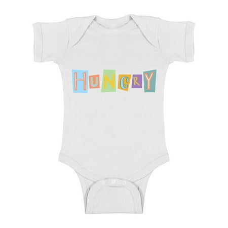 Baby Girl Outfits - NB 6M 12M 18M 24M - Funny Hungry Bodysuit