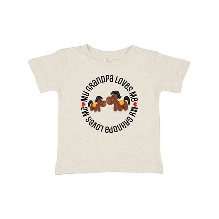 Inktastic Grandpa Loves Me Grandchild Horse Gift Baby Boy or Baby Girl T-Shirt
Inktastic Grandpa Loves Me Grandchild Horse Gift Baby Boy or Baby Girl T-Shirt