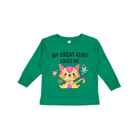 Inktastic My Great Aunt Loves Me with Cute Kitten and Flowers Gift Toddler Boy or Toddler Girl Long Sleeve T-Shirt
Inktastic My Great Aunt Loves Me with Cute Kitten and Flowers Gift Toddler Boy or Toddler Girl Long Sleeve T-Shirt
