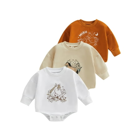 Ma&Baby Baby Bodysuit Rompers Horse Print Casual Long Sleeve Jumpsuit Playsuit for Newborn Girl Boy
Ma&Baby Baby Bodysuit Rompers Horse Print Casual Long Sleeve Jumpsuit Playsuit for Newborn Girl Boy