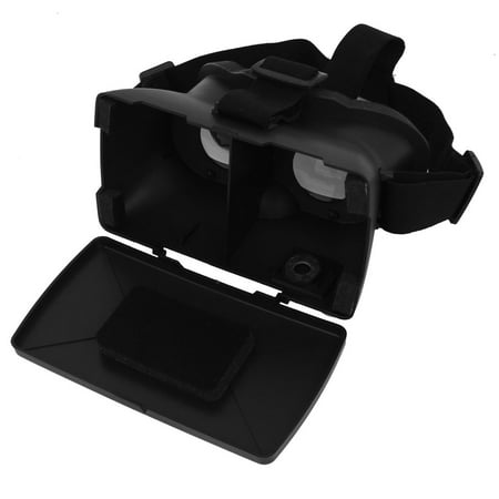 Color Cross Universal Virtual Reality 3D VR Glasses Black for 4-6.5\
