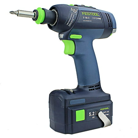 Festool 564575 T 18+3 Set Li-Ion Cordless Drill 5.2 Ah