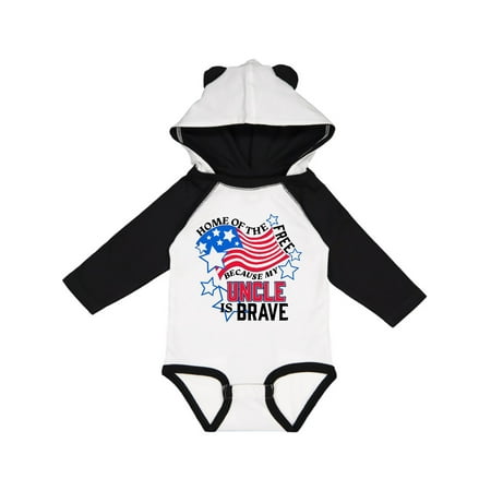 Inktastic Home of the Free Because My Uncle is Brave Gift Baby Boy or Baby Girl Long Sleeve Bodysuit
Inktastic Home of the Free Because My Uncle is Brave Gift Baby Boy or Baby Girl Long Sleeve Bodysuit