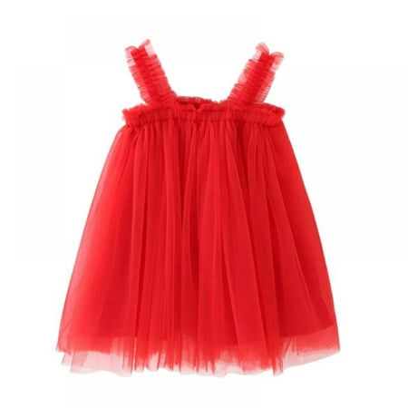 BULLPIANO Baby Girls Special Occasion Tulle Tutu Dress Toddler Sleeveless Sundress for 0-6Years
BULLPIANO Baby Girls Special Occasion Tulle Tutu Dress Toddler Sleeveless Sundress for 0-6Years