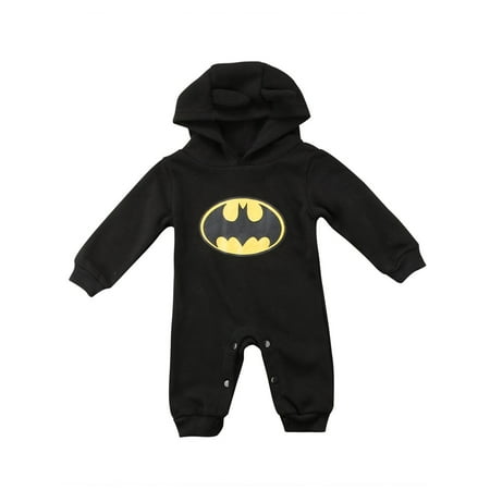 Bebiullo Newborn Infant Baby Romper Autumn Winter Spring Long Sleeve Cute Cartoon Bat Hooded Jumpsuit Black 1-2 Years
Bebiullo Newborn Infant Baby Romper Autumn Winter Spring Long Sleeve Cute Cartoon Bat Hooded Jumpsuit Black 1-2 Years