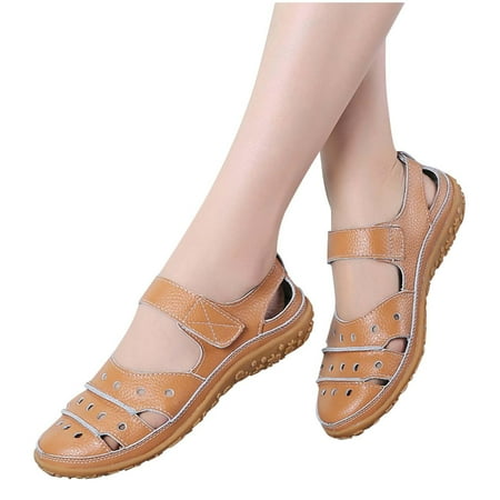 Closed Toe Sandals for Women Casual Summer 2023 Hollow Out Vintage Wedge Leather Sandal Gladiator Outdoor Orthopedic Shoes
Closed Toe Sandals for Women Casual Summer 2023 Hollow Out Vintage Wedge Leather Sandal Gladiator Outdoor Orthopedic Shoes