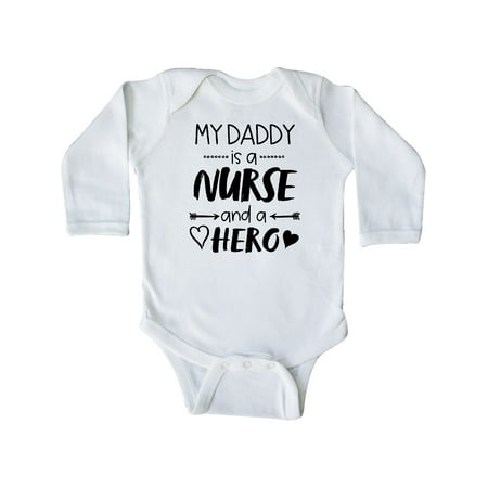 Inktastic My Daddy is a Nurse and a Hero Gift Baby Boy or Baby Girl Long Sleeve Bodysuit
Inktastic My Daddy is a Nurse and a Hero Gift Baby Boy or Baby Girl Long Sleeve Bodysuit