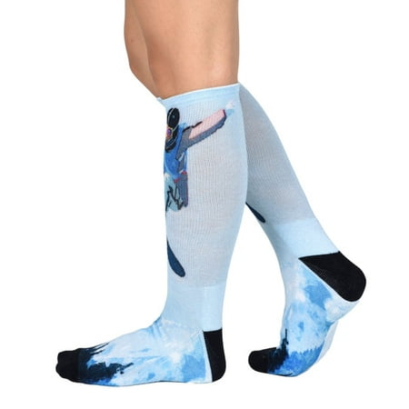 Sierra Socks Sky High Pattern Unisex Socks - XL-Men Shoe Size (13+) / Buy 1 pr.