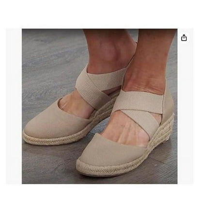 XWQYRG Women s Espadrilles Wedge Closed Toe Summer Heel Lady Platform Wedge Sandals Ankle Cross Strap Shoes
XWQYRG Women s Espadrilles Wedge Closed Toe Summer Heel Lady Platform Wedge Sandals Ankle Cross Strap Shoes