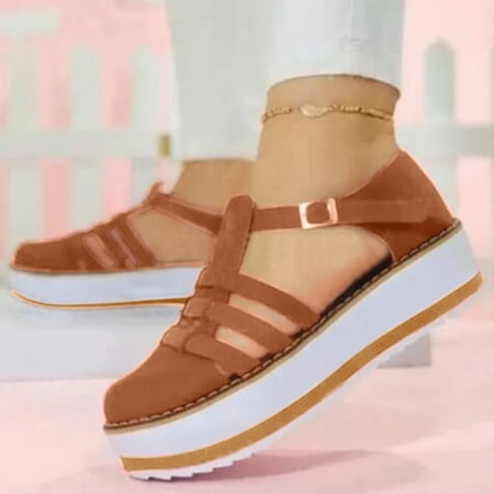 Vedolay Womens Wedge Casual Shoes Loafers for Women Platform Slip-ons Ladies Shoes Lightweight Brown 8
Vedolay Womens Wedge Casual Shoes Loafers for Women Platform Slip-ons Ladies Shoes Lightweight Brown 8