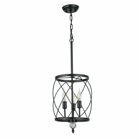 TFCFL Vintage 3-Light Metal Cage Chandelier Ceiling Fixture Island Pendant Light E12
TFCFL Vintage 3-Light Metal Cage Chandelier Ceiling Fixture Island Pendant Light E12