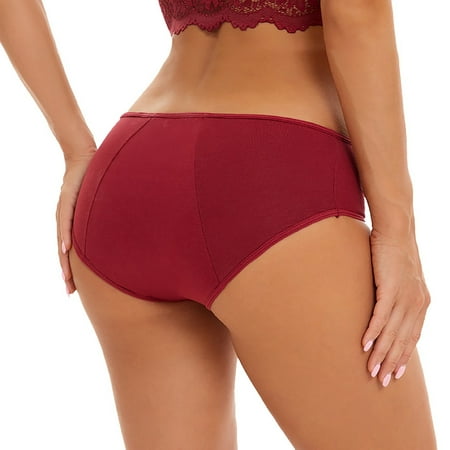Ladies Solid Color Large Size Leak Proof Conservative Low Waist Pants Five Piece Set Butt Pad Underwear Women Underwear for Women Pack plus Size Womens No Show Underwear Seamless
Ladies Solid Color Large Size Leak Proof Conservative Low Waist Pants Five Piece Set Butt Pad Underwear Women Underwear for Women Pack plus Size Womens No Show Underwear Seamless