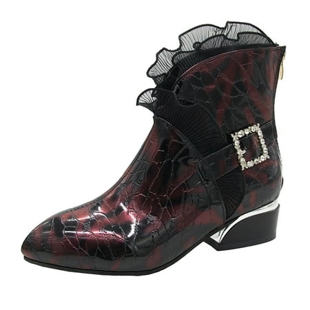 qipaqil Retro Women s Short Shoes Breathable Heels Thermal High Fashion Zipper Chunky Boots women s boots Womens Boot
qipaqil Retro Women s Short Shoes Breathable Heels Thermal High Fashion Zipper Chunky Boots women s boots Womens Boot