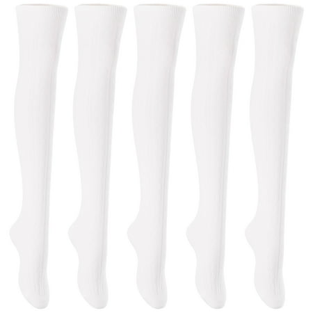 Lian LifeStyle Women s 5 Pairs Adorable Comfortable Soft Thigh High Over Knee High Cotton Socks Size 6-9 L1024 Cream White
Lian LifeStyle Women s 5 Pairs Adorable Comfortable Soft Thigh High Over Knee High Cotton Socks Size 6-9 L1024 Cream White