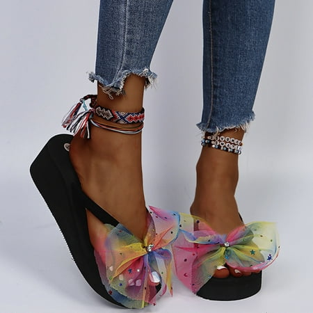〖Yilirongyumm〗 Multicolor 42 Slippers For Women Summer Sequined Bow Beach Women s Casual Flops Flip Slippers Fashion Women s Slipper
〖Yilirongyumm〗 Multicolor 42 Slippers For Women Summer Sequined Bow Beach Women s Casual Flops Flip Slippers Fashion Women s Slipper