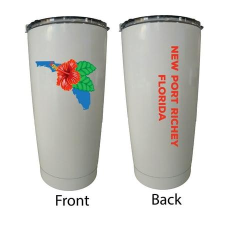 New Port Richey Florida 20 oz Insulated Stainless Steel Tumbler Hibiscus Flower Design
New Port Richey Florida 20 oz Insulated Stainless Steel Tumbler Hibiscus Flower Design