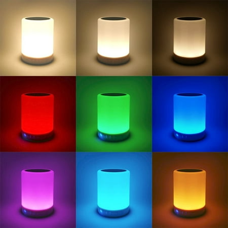 Night Light Bluetooth Speaker for Teenage Girls/Boys Touch Control Bedside Lamp Portable Table Lamp Color LED Speaker Light F156680
Night Light Bluetooth Speaker for Teenage Girls/Boys Touch Control Bedside Lamp Portable Table Lamp Color LED Speaker Light F156680