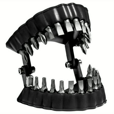 Gobwell Clearance Deal! Denture Drill Bit Holder Teeth Model Design Screwdriver Bit Organizing Holder Fits 1/4 Inch Hex Bit and Drive Bit Adapter equipment package
Gobwell Clearance Deal! Denture Drill Bit Holder Teeth Model Design Screwdriver Bit Organizing Holder Fits 1/4 Inch Hex Bit and Drive Bit Adapter equipment package