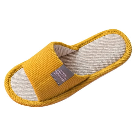 Fsqjgq Fluff Yeah Slippers Women Home Slippers Flip Flops Flax Slippers Indoor Bedroom Women House Shoes Spring Autumn Ladies Footwear Unisex Lovers Flat Shoes Womens Leather and Slides and Yellow 38
Fsqjgq Fluff Yeah Slippers Women Home Slippers Flip Flops Flax Slippers Indoor Bedroom Women House Shoes Spring Autumn Ladies Footwear Unisex Lovers Flat Shoes Womens Leather and Slides and Yellow 38