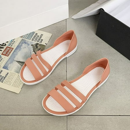 YX STORE Flat Sandals Low Heel Soft Insole Chic Open Toe Candy Color Flat Sandals
YX STORE Flat Sandals Low Heel Soft Insole Chic Open Toe Candy Color Flat Sandals