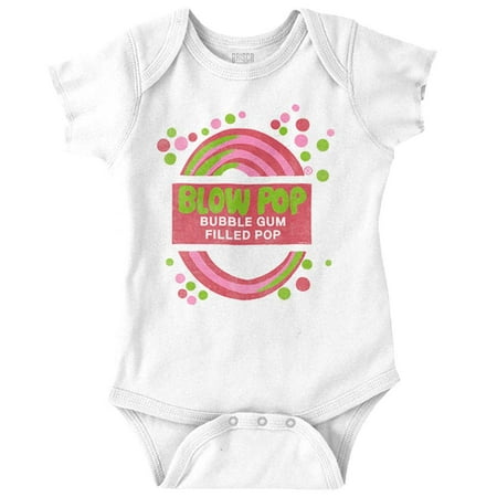 Blow Pop Retro Candy Gum Cute Vintage Romper Boys or Girls Infant Baby Brisco Brands 24M
Blow Pop Retro Candy Gum Cute Vintage Romper Boys or Girls Infant Baby Brisco Brands 24M